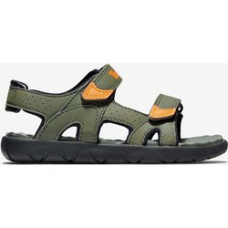 Timberland Perkins Row 2-Strap Junior Sandalen traubengrün/orange - 37