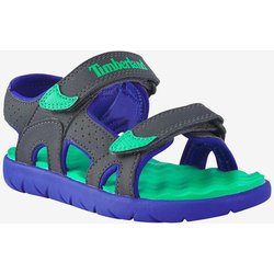 Timberland Perkins Row 2-Strap Junior Sandalen grün/schwarz/blau - 38