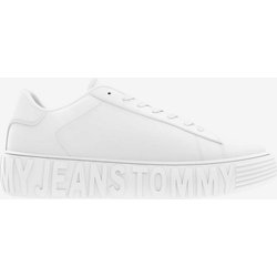 Tommy Jeans Leather Cupsole Essential Damen Sneaker weiß - 36