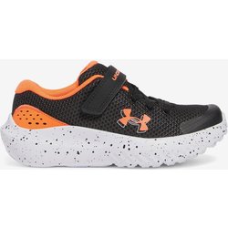 Under Armour Pre-School Surge 4 AC Kinder Sneaker schwarz/orange - 27.5