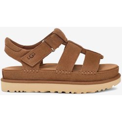 UGG Goldenstar Strap Damen Sandalen dunkelbraun - 38