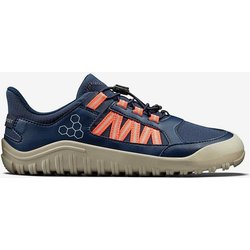 VivoBarefoot Explore Junior Sneaker dunkelblau/orange - 35