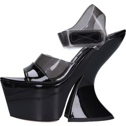 Schwarze Casadei-Sandalen
