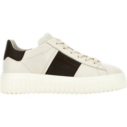 Sneaker Mann Hogan - h-stripes laced band - weiB