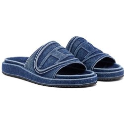 Sandalen mann Diesel y03356 - sa-slide d oval p4155 h1940 Denim