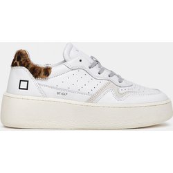 Turnschuhe Frau Datum w997-st-ca-wd White-Leopard Schritt