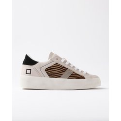 Turnschuhe Frau Datum w431-hf-po-zb Hugel halb pop zebra
