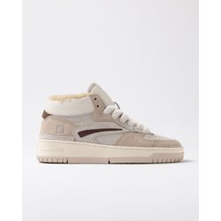 Turnschuhe Frau Datum w431-thf-nt-bi Hohes Fell natur beige