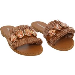 Damen Pantoffeln Francesco Milano y21-05k Haut
