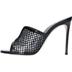 Schwarze Le Silla-Sandalen