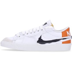 Niedriger Herrenschuh Blazer Low 77 Jumbo WeiB/Schwarz/Summit White/Magma Orange