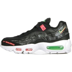 Air Max 95 Herren-Halbschuh Schwarz/WeiB/Grun Strike/Flash Crimson