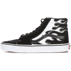 Hoher Herrenschuh Sk8-hi (Flamme) Schwarz/WeiB