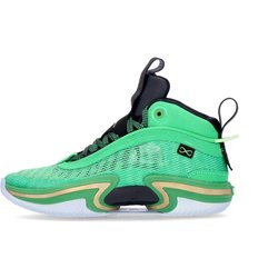 Air Jordan Xxxvi Herren-Basketballschuh Green Spark/Metallic Gold/Schwarz