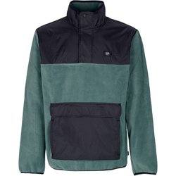 Mammoth Pullover Duck Green/Schwarz Herren-Slip-on-Fleecejacke
