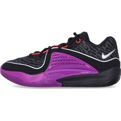 Herren-Basketballschuh KD16 Schwarz/Metallic-Silber/Vivid Purple