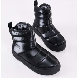 Shoeberry Schwarze Fallschirmstiefel Von Puggy für Damen - 39