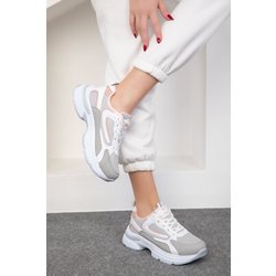 SOHO Eis-pulver-weiße Sneakers für Damen - 39