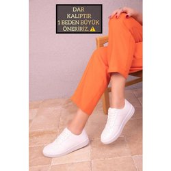 Slipcat Weiß Unisex Sportschuhe Casual Sneakers für Damen - 36