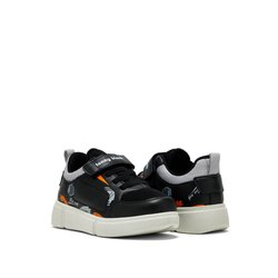 Tonny Black Kinder Unisex Black Ice Bequeme Passform Klettschuhe - 34