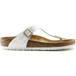 Birkenstock Gizeh Bf Weiße Hausschuhe - 37