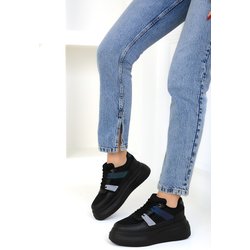 SOHO Schwarz-schwarze Sneakers für Damen - 39