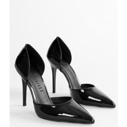 Shoeberry Judith Stiletto Aus Schwarzem Lackleder - 38