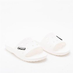 Crocs Klassische Slide White Unisex Hausschuhe | 206121-100 für Damen - 37-38