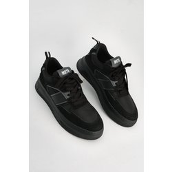 Marjin Sneaker Mit Dicker Sohle, Schnür-sportschuhe, Vetur, Schwarz für Herren - 44