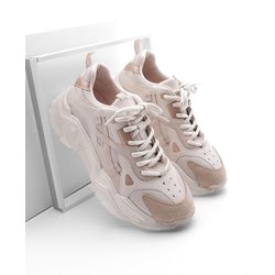 Marjin Sneaker Mit Schnürung, Sportschuhe Mit Hoher Sohle, Edisa Beige für Damen - 40