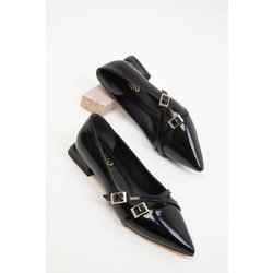 SOHO Klassische Schwarze Schuhe Mit Absatz Aus Lackleder – für Damen - 37