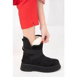 SOHO Schwarze Wildlederstiefel & Stiefeletten für Damen - 37