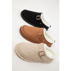 SOHO Taba Wildleder Hausschuhe für Damen - 38