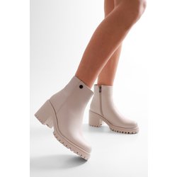 Shoeberry Aycen Beige Skin Stiefel Beige Skin für Damen - 40