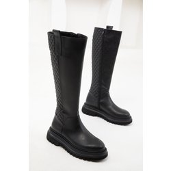 SOHO Gesteppte Schwarze Stiefel - für Damen - 38