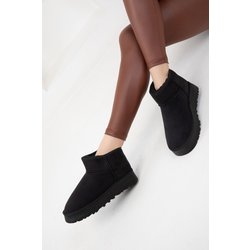 SOHO Stiefel Aus Schwarzem Wildleder – Modell Bootie für Damen - 39