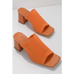 Bambi Orangefarbene Hausschuhe 82 für Damen - 37