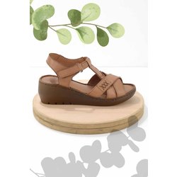 Bambi Braune Sandalen Aus Echtem Leder K 05275111103 für Damen - 41
