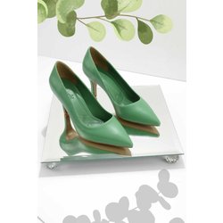 Bambi Grüne Klassische Schuhe Mit Absatz K 01231304309 für Damen - 38