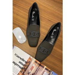 Bambi Loafer-schuhe In Mattem Khaki 01641165709 für Damen - 36