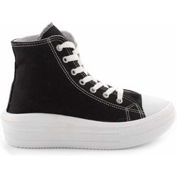 Bambi Sneaker K Aus Schwarzem Und Weißem Leinen 01149050018 für Damen - 40