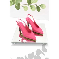 Bambi Klassische Schuhe Mit Absatz Aus Mattem Fuchsia-satin K 01188132638 für Damen - 39