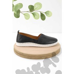 Bambi Schwarzes Echtes Leder Babet K 01278040903 für Damen - 40