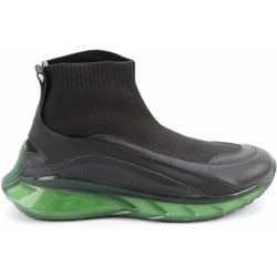 Bambi Schwarz-grüner Sneaker 09 für Damen - 39