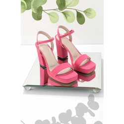 Bambi Klassische Schuhe Mit Absatz Aus Mattem Fuchsia-satin K 05215161438 für Damen - 40