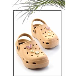 Bambi Beigefarbene Pvc-hausschuhe 59 für Damen - 38