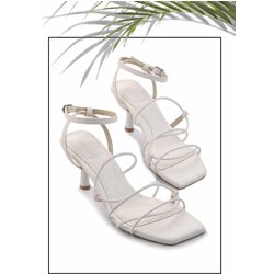 Bambi Weiße Sandalen K 05326071009 für Damen - 40