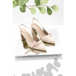Bambi Klassische Schuhe Mit Absatz Aus Mattem Satin K 01209511638 für Damen - 37