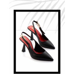 Bambi Schwarze Klassische Schuhe Mit Absatz K 01231373709 für Damen - 40