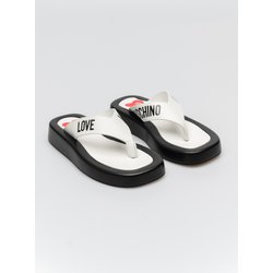 Love Moschino Sabotd.row30 Nappa Bianco+nero Bunte Schuhe für Damen - 37